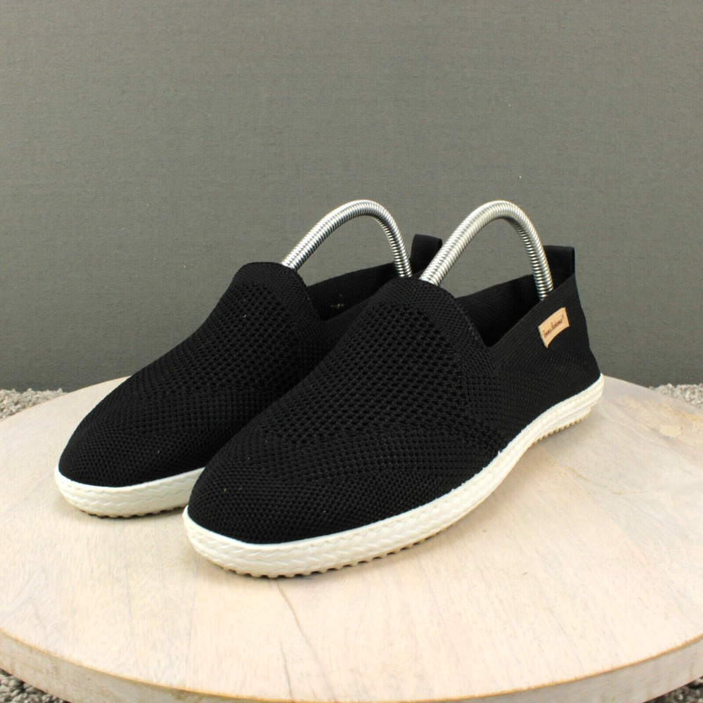Tommy Bahama Slip On Comfort Shoes Womens 8.5 Black Textile - Picture 3 of 9